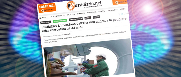 STUDI – L’invasione dell’Ucraina aggrava la crisi energetica. I dati del report dell’Ufficio Studi sul caro-energia su IlSussidiario.net