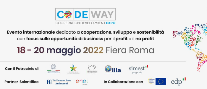 COOPERAZIONE INTERNAZIONALE – Confartigianato al Codeway di Roma per gli obiettivi internazionali di sviluppo sostenibile