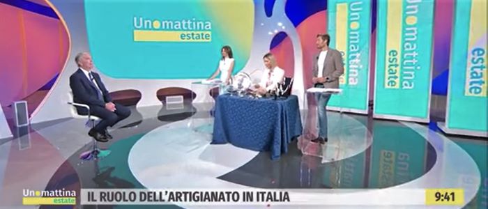 MEDIA – Confartigianato porta il valore artigiano del made in Italy alla ribalta di ‘UnoMattina’
