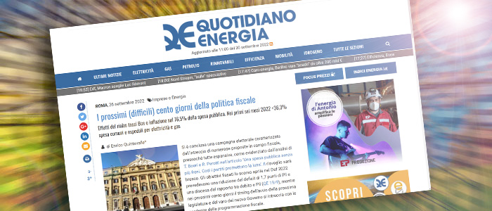 STUDI – Lo shock dei prezzi dell’energia. In ‘Studi e ricerche’ le analisi dell’Ufficio Studi per QE-Quotidiano Energia