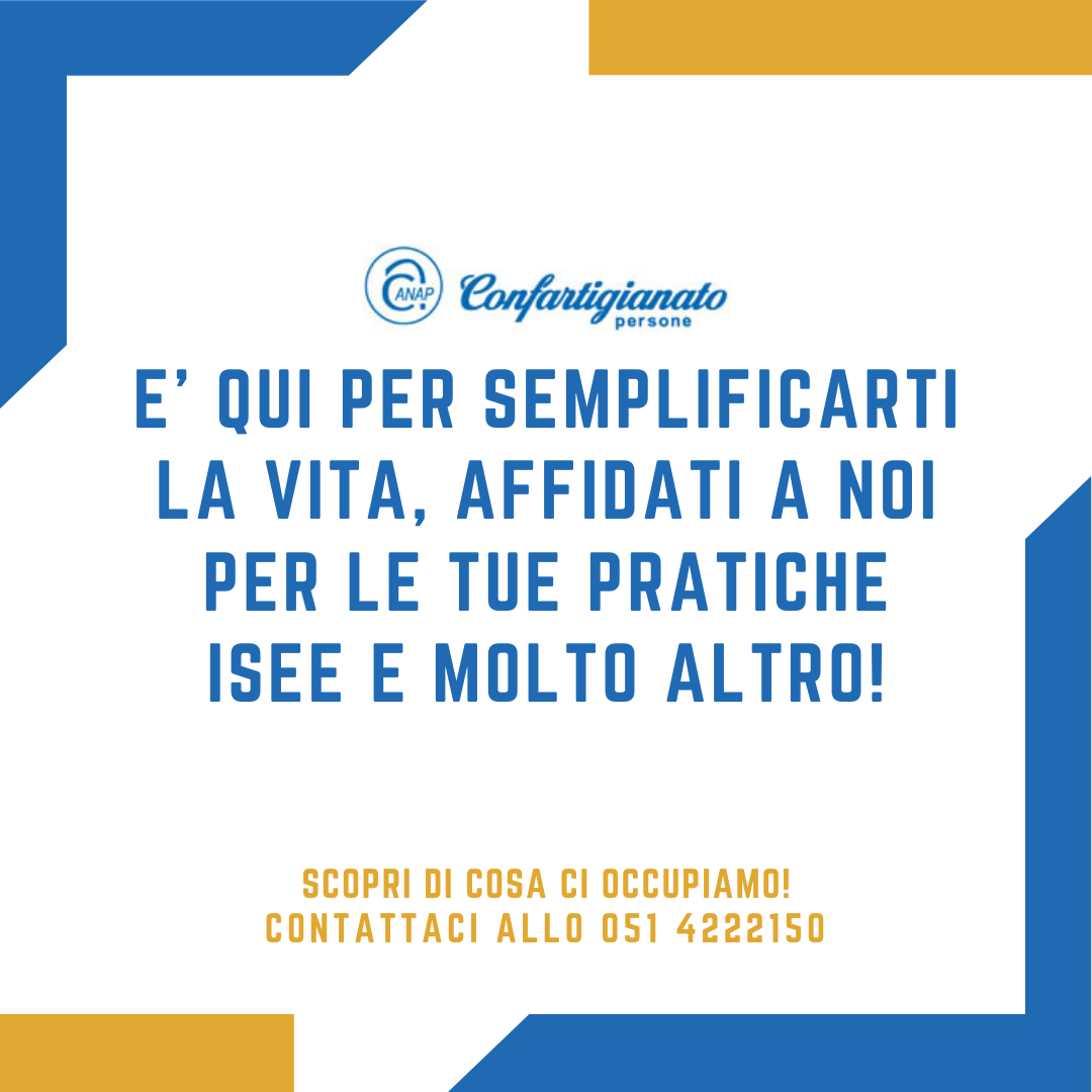 ADV – Conosci tutti i servizi di Confartigianato Persone?  Ci occupiamo di ISEE, locazioni, calcolo pensioni, assegno unico e molti altri servizi