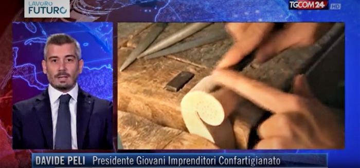 MEDIA – Come cambiano le imprese ‘a valore artigiano’ dei giovani: il Presidente Davide Peli a Lavoro Futuro (Tgcom24)