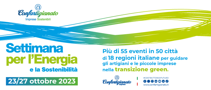 La Settimana per Energia e la Sostenibilità si illumina in tutta Italia: 18 gli eventi di oggi