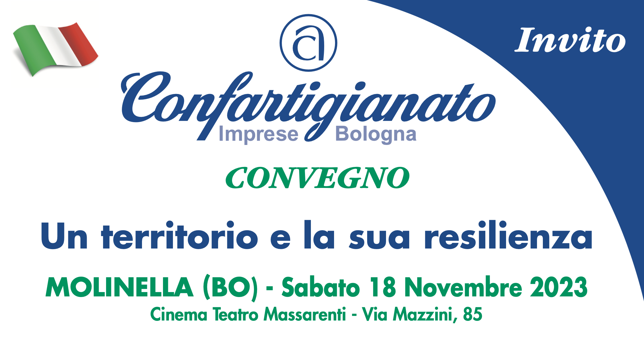 EVENTI – Sabato 18 Novembre Un territorio e la sua resilienza