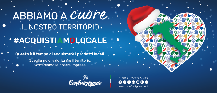 NATALE – Cresce spesa per doni a valore artigiano. Da Confartigianato la campagna ‘Acquistiamo locale’