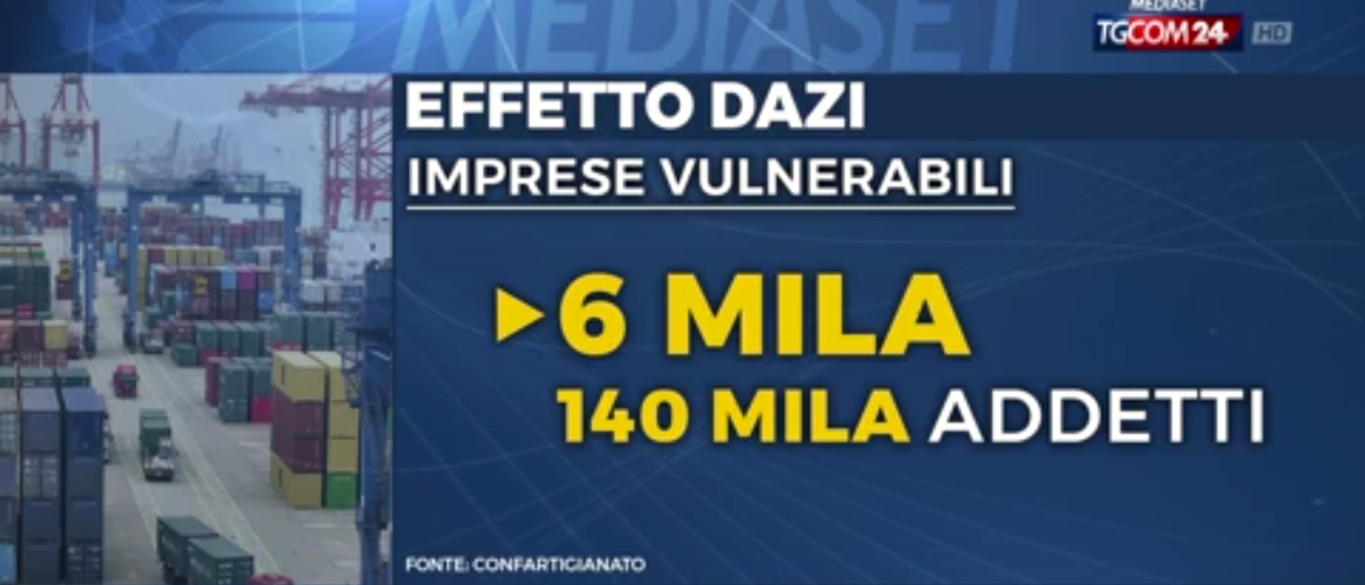 I dazi sulle eccellenze territoriali con Italia leader in Ue per export in Usa. SUI MEDIA