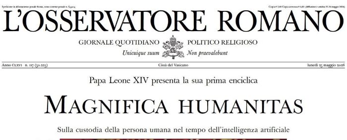 Il Presidente Granelli: “Enciclica Magnifica Humanitas riafferma primato dell’intelligenza artigiana”